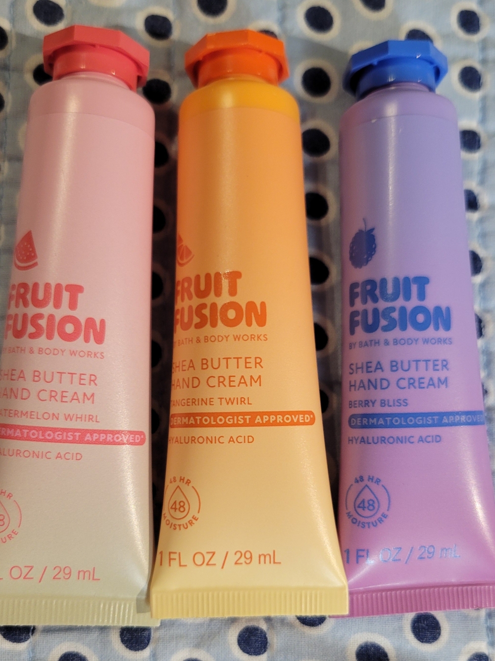 Butter Fruit Fusion Shea Butter Hand Cream Trio - Pink, Orange, Purple